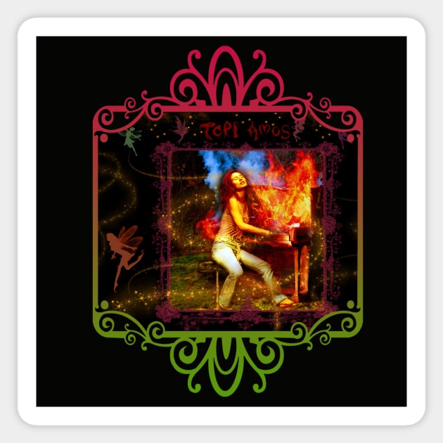 Tori Amos - Fairy Fire Goddess Sticker by SortaFairytale